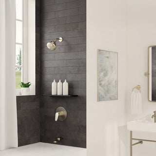 Fold Away Tub Spout with Diverter, Brushed Nickel