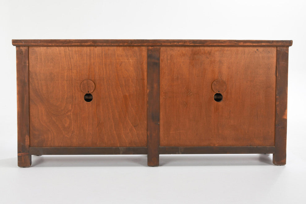 Kosas Home Lagos 74" Reclaimed Pine Wood Antique White Sideboard