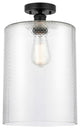 Innovations 616-1F-BK-G112-L 1 Light Semi-Flush Mount, Matte Black