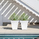 Nobleton Square Planter, White, 22 Inch, 1 Pack