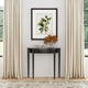 Chester Driftwood Console Table, Gray, Black