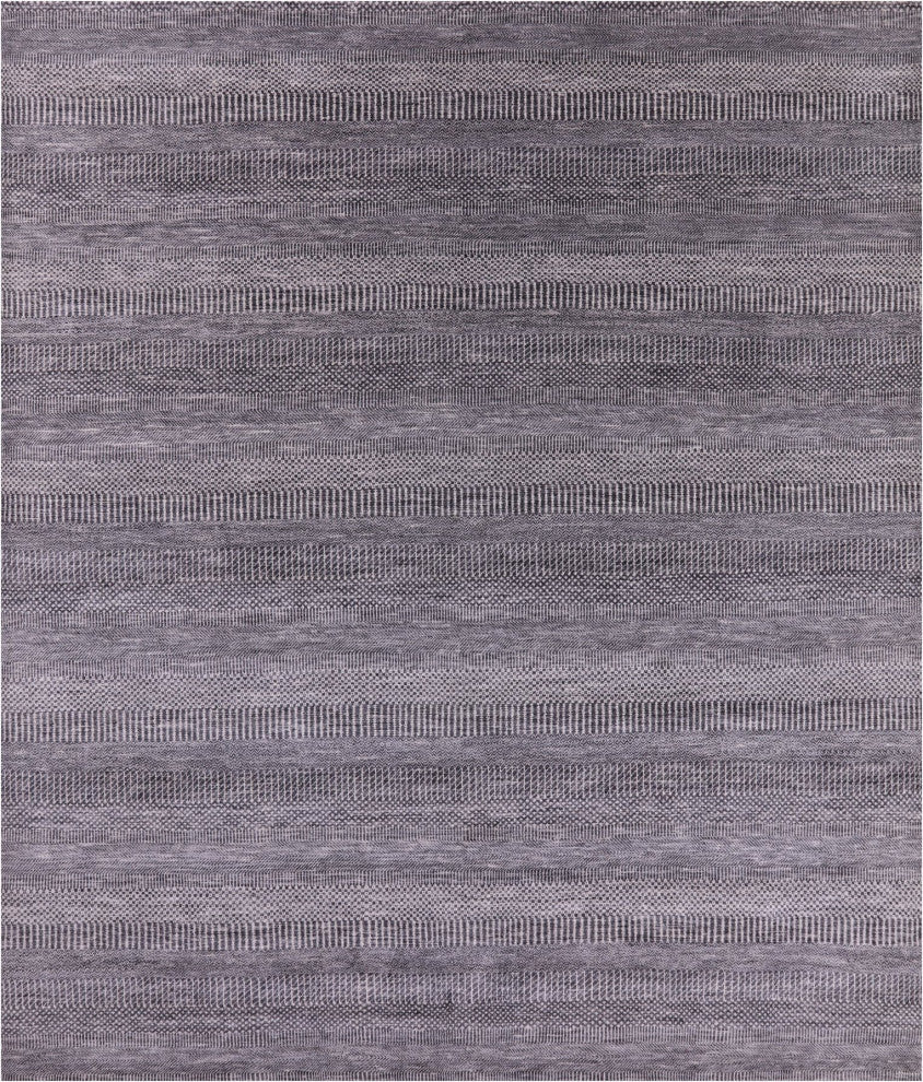 Hand Knotted Savannah Grass Wool and Silk Rug 8' 1" X 9' 8" Q12012