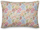 Wild Flower Floral on White 20x14 Spun Poly Pillow