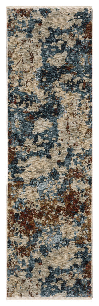 Oriental Weavers Hayden HAY01 Abstract Rug, Beige, 3'3"x5'