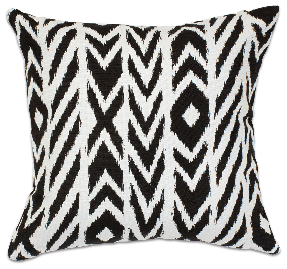 18"x18" Pacifica Accent Throw Pillow by Astella, Fire Island Charcoal