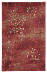Nourison Somerset 3'6" x 5'6" Flame Rustic Indoor Area Rug