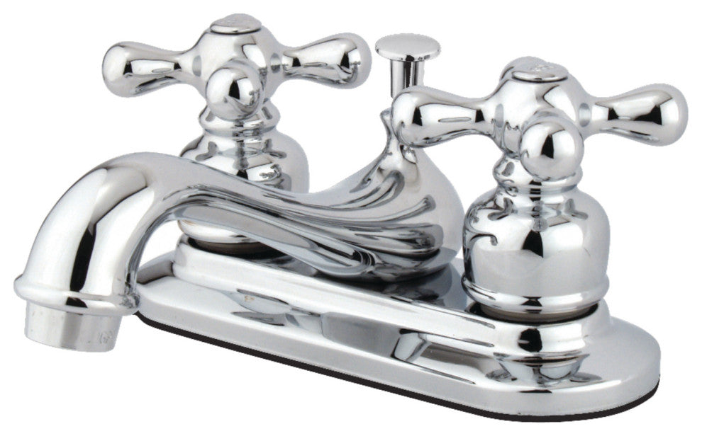 Kingston Brass 4" Centerset Bathroom Faucet, Polished Chrome