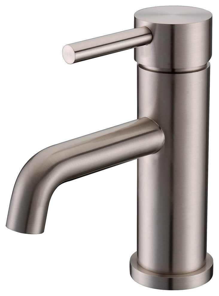Vanity Art Single-Handle Faucet, Brushed Nickel, 6.5"