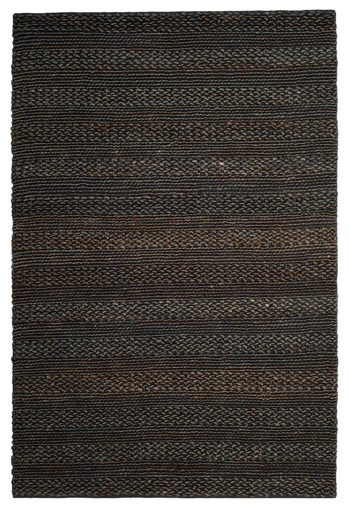 Safavieh Natural Fiber Nf212C  Rug, Charcoal, 2'3"x12'0" Runner