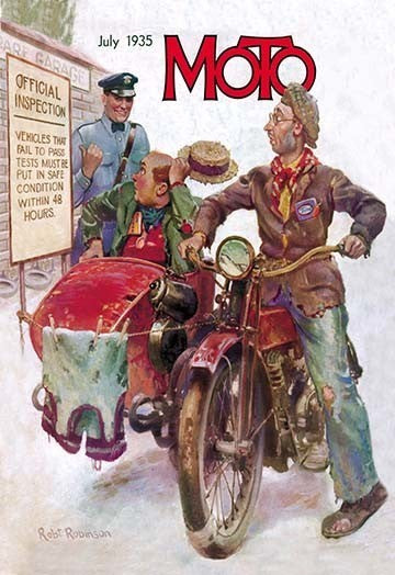 Two Freespirits on a Motorcycle- Framed Paper Poster 20" x 30"