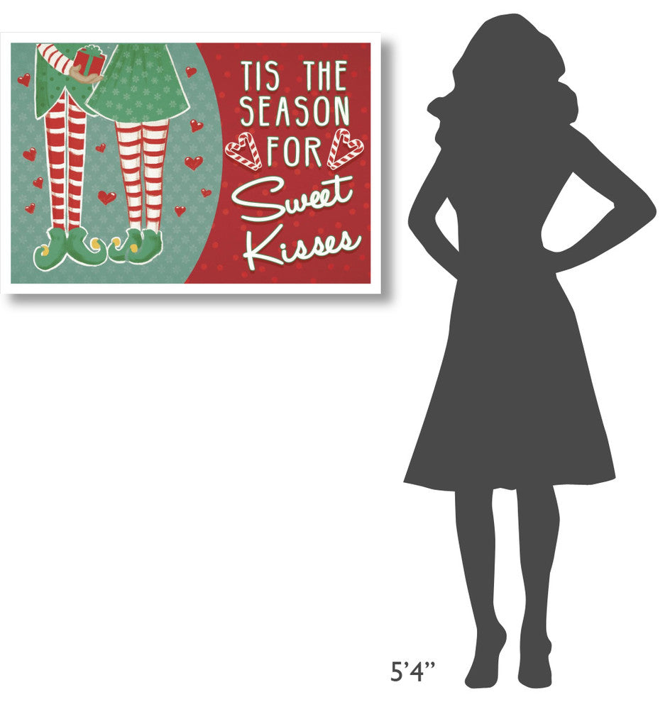 "Retro Christmas III Bright" Digital Paper Print by Janelle Penner, 38"x26"