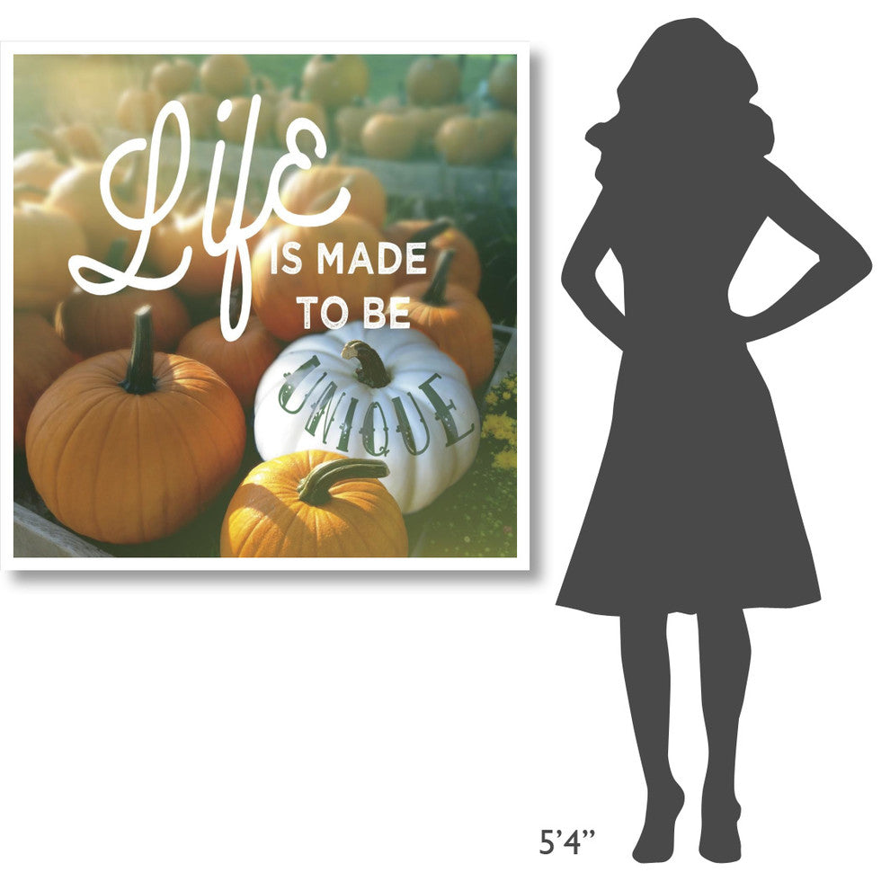 "Life is Unique" Digital Paper Print by Sue Schlabach, 42"x42"
