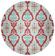 Bombay Spring Chenille Rug, Light Blue, 5' Round