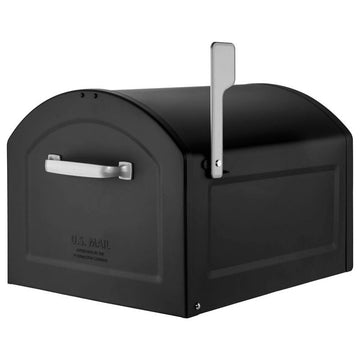 Architectural Mailboxes 950020B-10 Centennial Black Mailbox, Powder Coated
