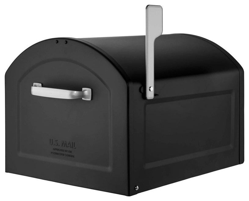 Architectural Mailboxes 950020B-10 Centennial Black Mailbox, Powder Coated