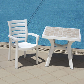 Compamia Marina Dining Armchairs, Set of 2, White