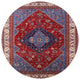 Ahgly Company Indoor Round Mid-Century Modern Area Rugs, 6' Round