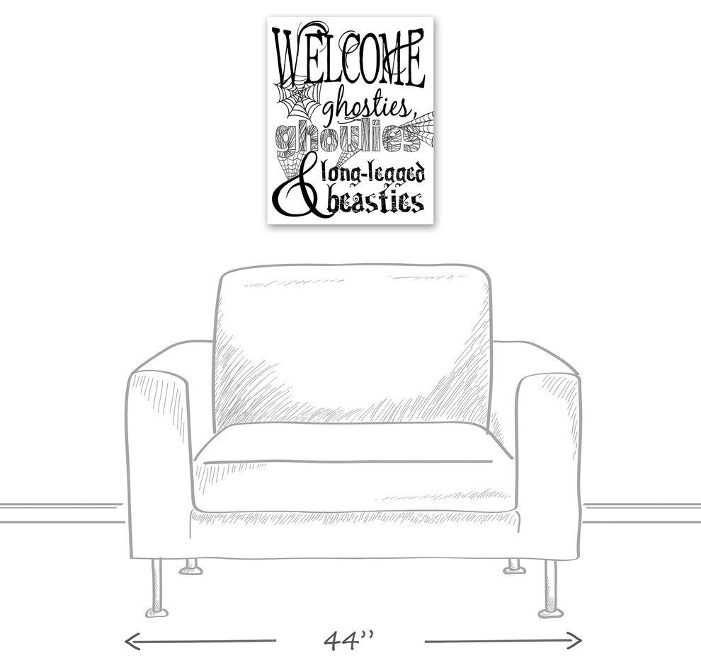 Monster Welcome 16"x20" Canvas Wall Art