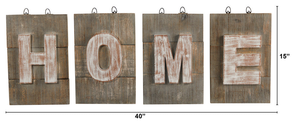 Nearly Natural 7090 40 Rustic Farmhouse HOME Wall Art Decor