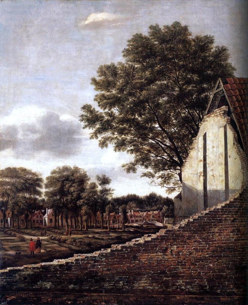 Daniel Vosmaer View of a Dutch Town, 20"x25" Wall Decal Print