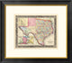 "County Map Of Texas, 1860"  by Samuel Augustus Mitchell, 26x23"