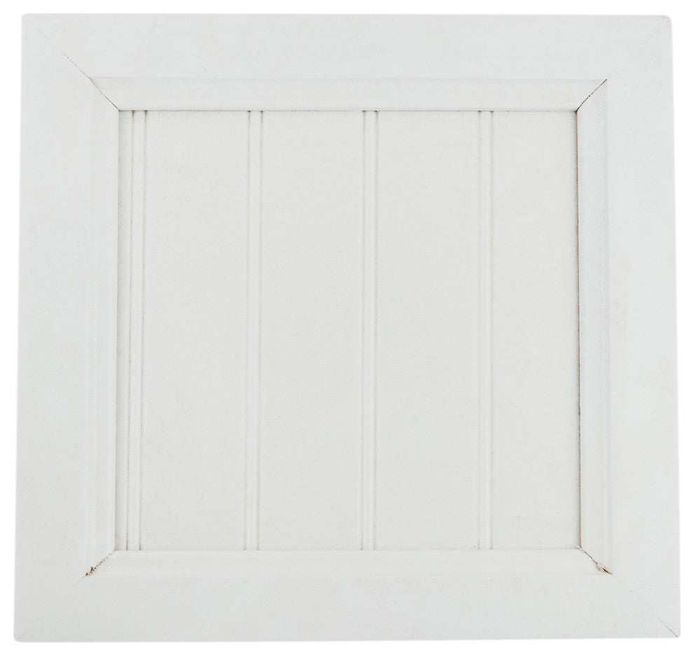 Rustic Barn Style 68" Wide Entertainment Console  , Bright White, Plank Top: Dar