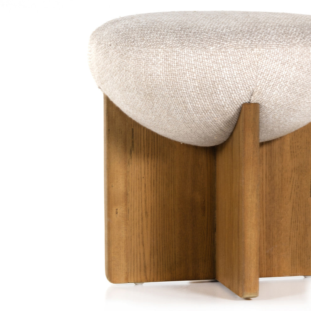 Dax Small Ottoman, Gibson Wheat