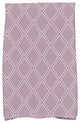 Diamond Dots Decorative Holiday Geometric Print Hand Towel, Lavender