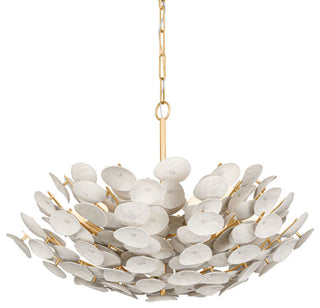 Corbett Lighting 356-32 Aimi 9 Light 32"W Abstract Chandelier - Vintage Gold