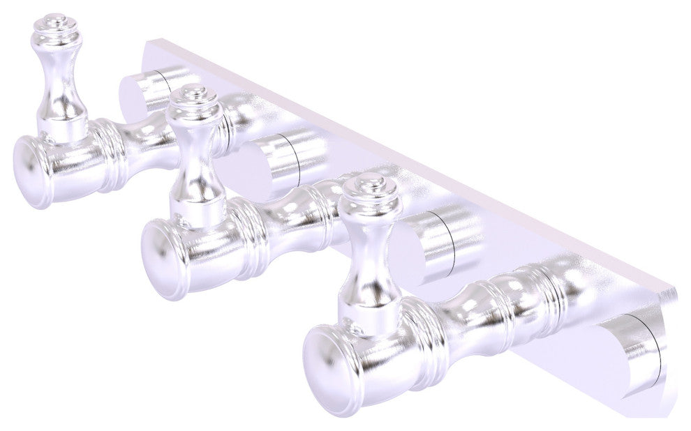 Carolina 3 Position Tie and Belt Rack, Satin Chrome