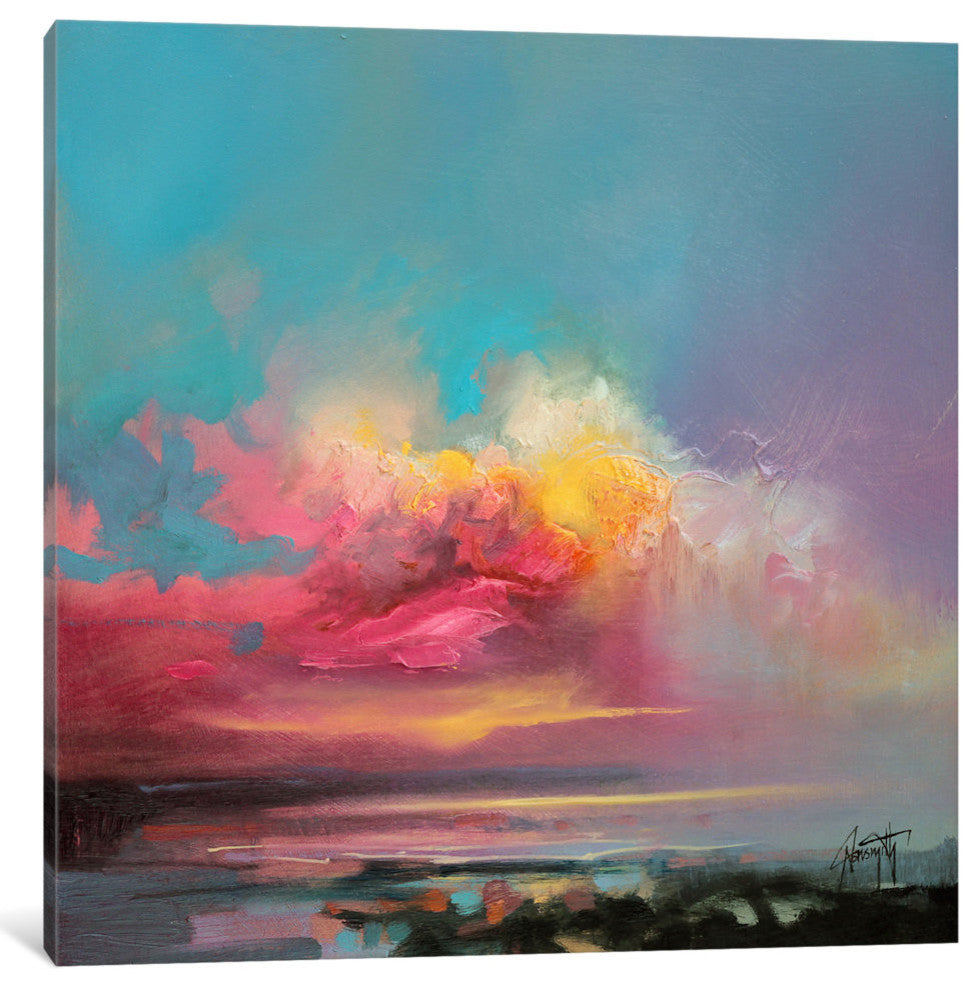 "Cumulus Consonance Study II" by Scott Naismith, 26"x26"