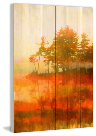 "Kamloops" Wall Art on Wood, 30"x45"