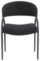 Privet Dining Chair (Set of 2), Black, Matte Black Finish