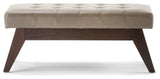 Draper Mid Century Tufted Ottoman Bench