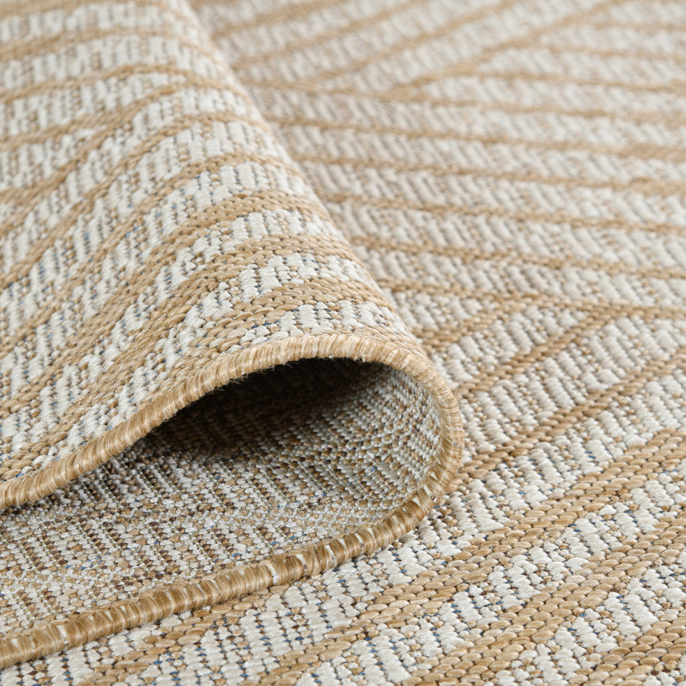Maryland Abbel Runner, Brown, 2'4" x 8', Geometric