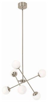 Pearl 24'' LED Pendant, Satin Nickel
