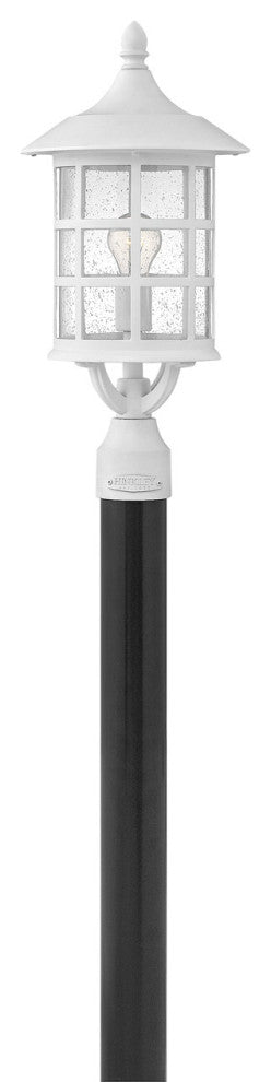 Hinkley Freeport Medium Post Top Or Pier Mount Lantern, Textured White