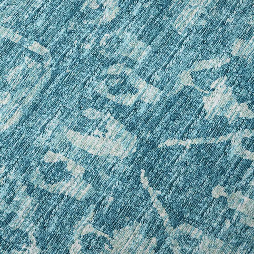 Aberdeen AB1 Seaside 2'3" x 7'6" Runner Rug