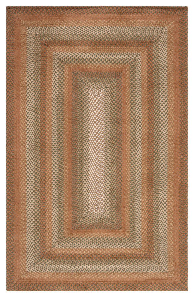 Safavieh Cape Cod Collection BRD651A Rug, Ivory/Brown, 8' X 10'