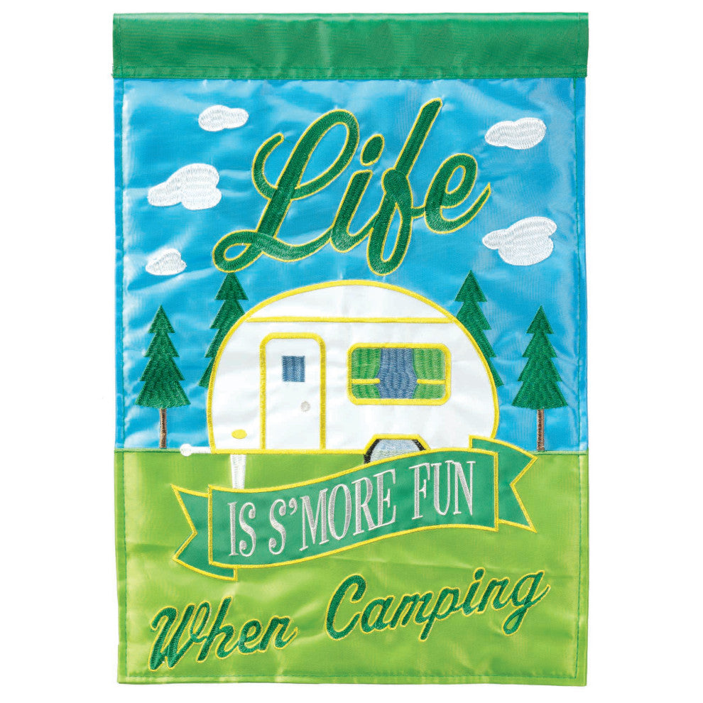 Camper Life Is S'more Fun, Polyester, Garden