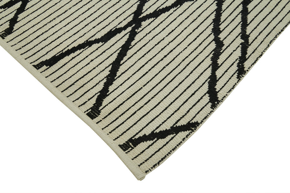 Rug N Carpet - Handmade Decorative 9' 0'' x 12' 2'' Moroccan Area Rug