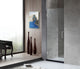 Passion Series 30 in. W x 72 in. H Frameless Hinged Shower Door in Chrome