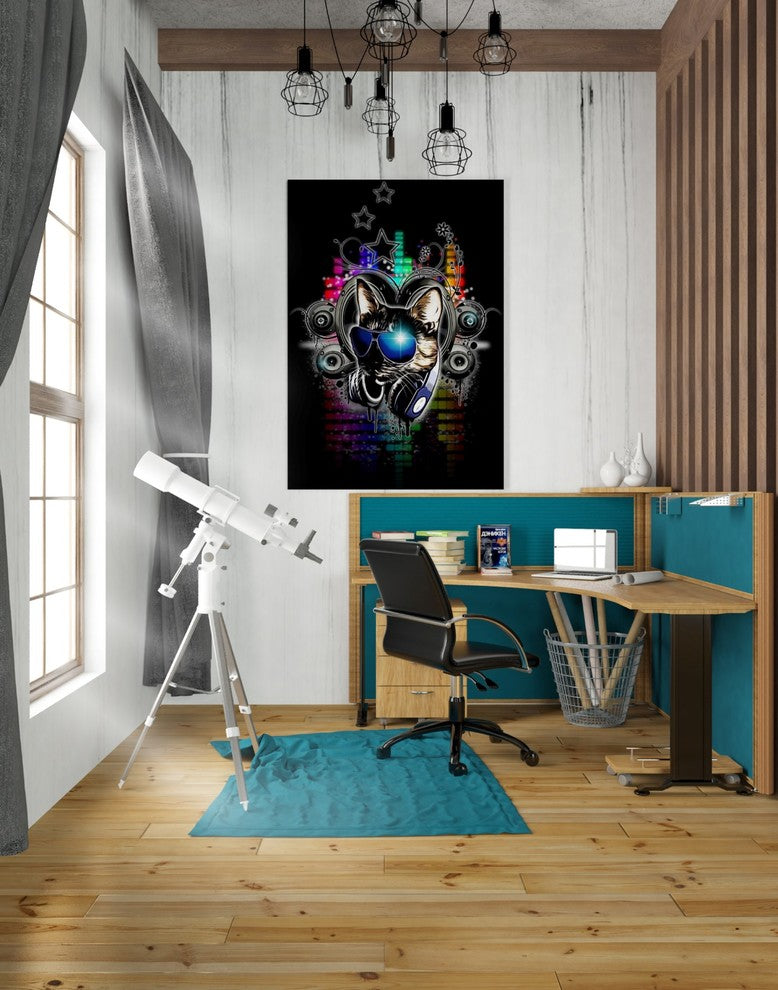 Cortesi Home "Drop The Bass" by Nicklas Gustafsson, Giclee Canvas Art, 28"x40"