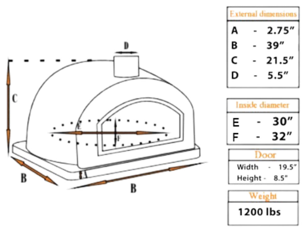 Rustic Arch Pizzaioli Premium Pizza Oven