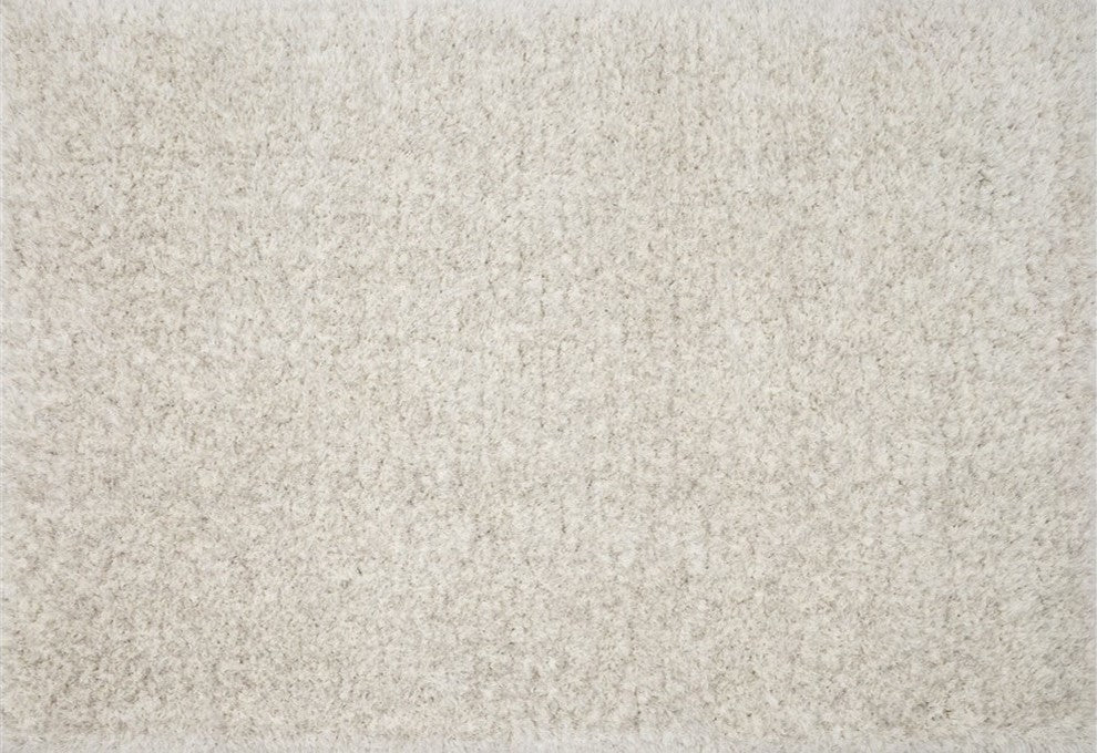 Soft Voluminous Pile Kayla Shag Area Rug, Light Gray, 11'x15'