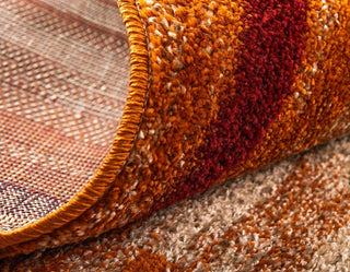 Unique Loom Terracotta Autumn Foilage 2'x3' Area Rug