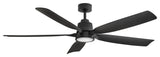 Hinkley Bodin 64" Led Smart Fan, Matte Black