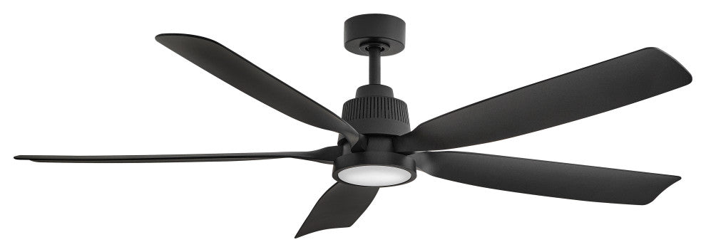 Hinkley Bodin 64" Led Smart Fan, Matte Black