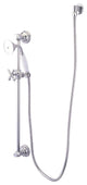 Kingston Brass Shower Combo, Polished Chrome