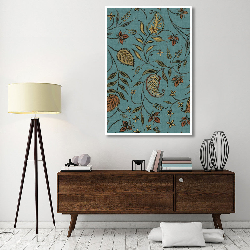 "Paisley Trail I Patterns" Digital Paper Print by Daphne Brissonnet, 42"x62"